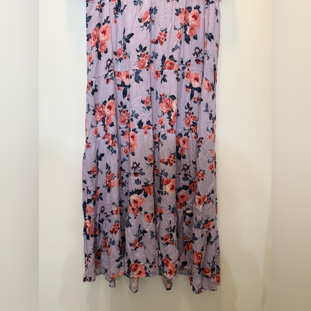 Knox Rose Lavender Floral Maxi Dress‎ - Size M - Picture 3 of 10